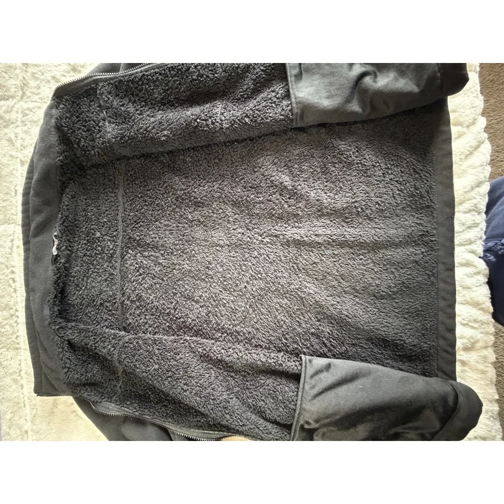 The North‎ Face Full-Zip Lightweight Fleece Jacket Black Men's Size XLarge